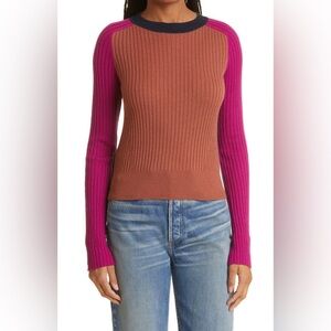 Rag & bone Navaya Cotton & Cashmere Long Sleeve Sweater